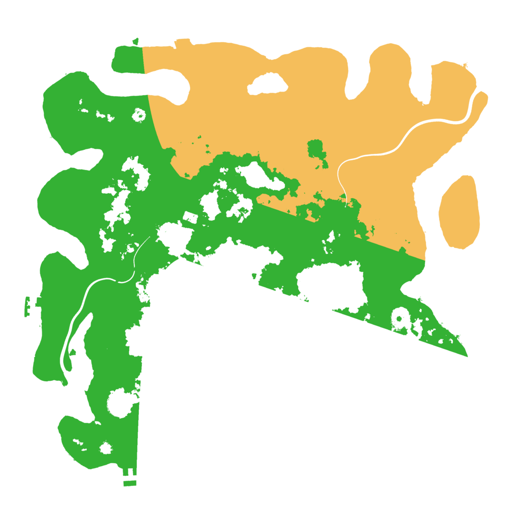 Biome Rust Map: Procedural Map, Size: 3850, Seed: 38693928