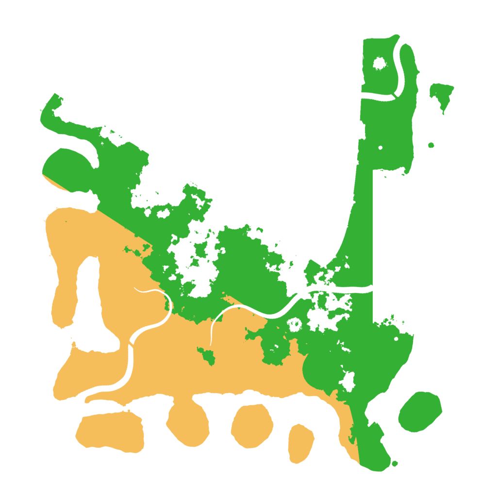 Biome Rust Map: Procedural Map, Size: 3500, Seed: 512319043