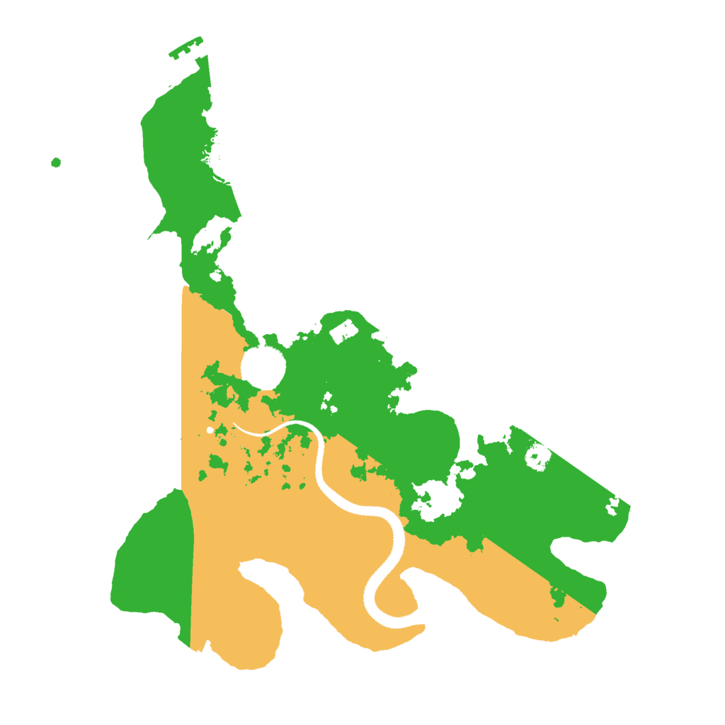 Biome Rust Map: Procedural Map, Size: 3000, Seed: 1030263482