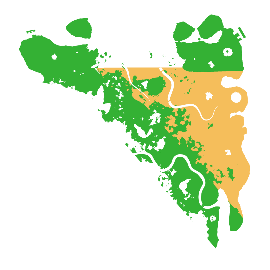 Biome Rust Map: Procedural Map, Size: 4500, Seed: 1864300233
