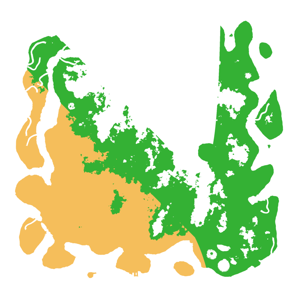 Biome Rust Map: Procedural Map, Size: 4500, Seed: 1107974120