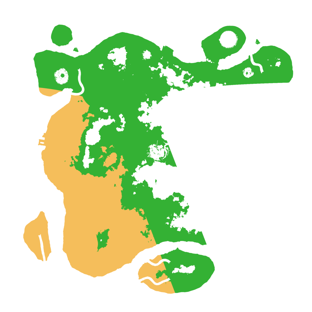 Biome Rust Map: Procedural Map, Size: 3200, Seed: 2088818783