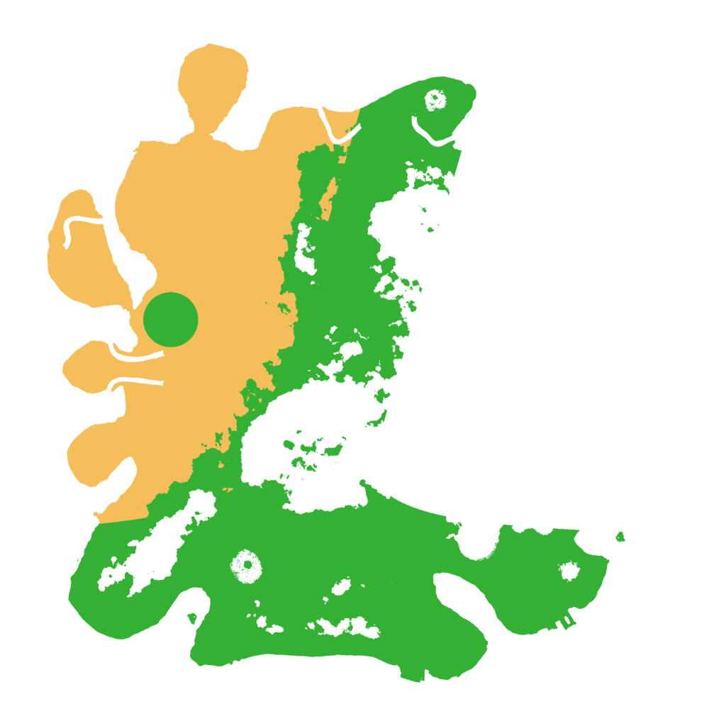 Biome Rust Map: Procedural Map, Size: 3500, Seed: 359849782