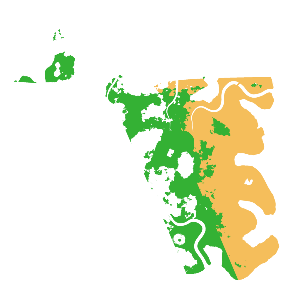 Biome Rust Map: Procedural Map, Size: 4000, Seed: 1275995269