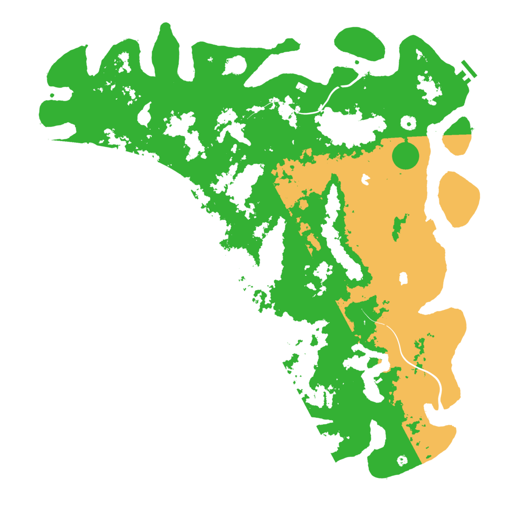 Biome Rust Map: Procedural Map, Size: 4944, Seed: 20021
