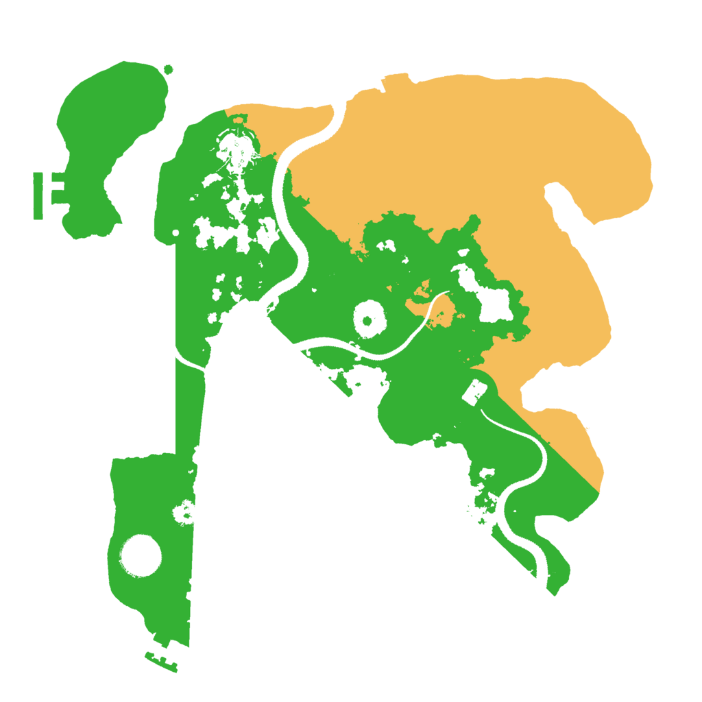 Biome Rust Map: Procedural Map, Size: 3000, Seed: 987428710