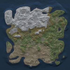 Thumbnail Rust Map: Procedural Map, Size: 4250, Seed: 1604814429, 19 Monuments