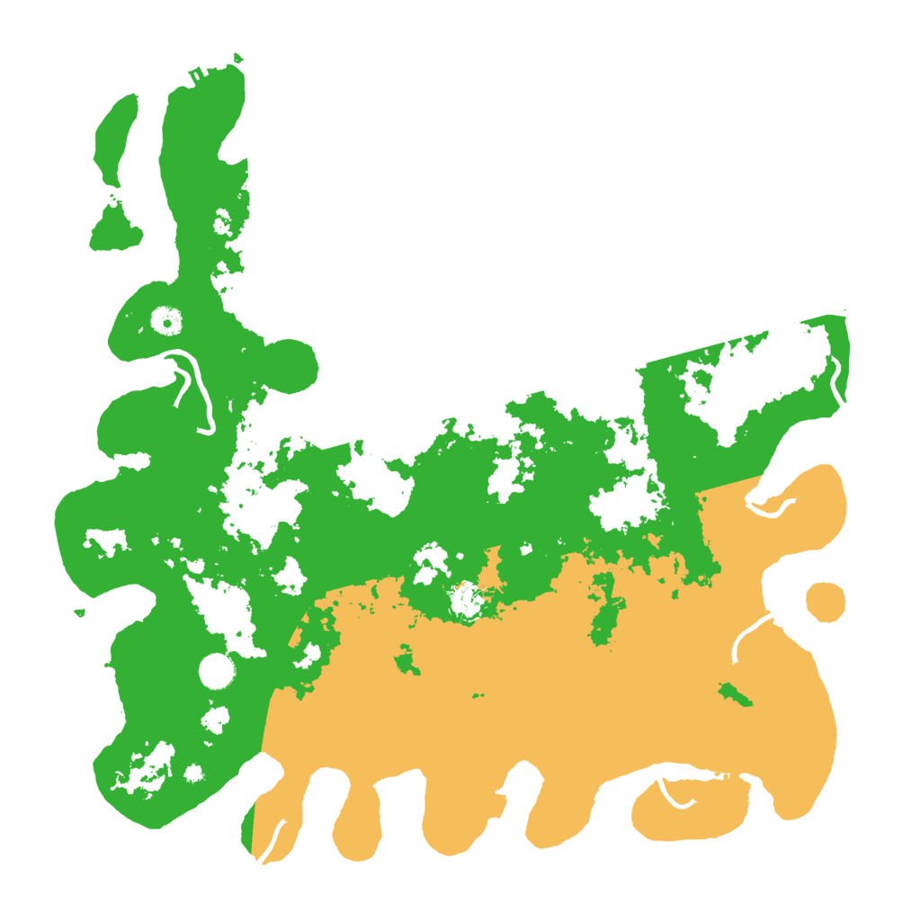 Biome Rust Map: Procedural Map, Size: 4500, Seed: 14160