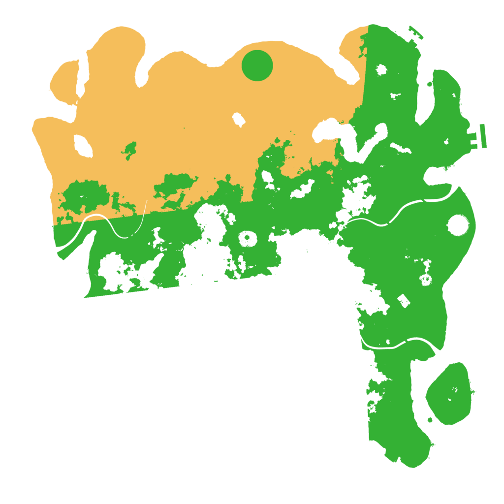 Biome Rust Map: Procedural Map, Size: 4250, Seed: 1542099355