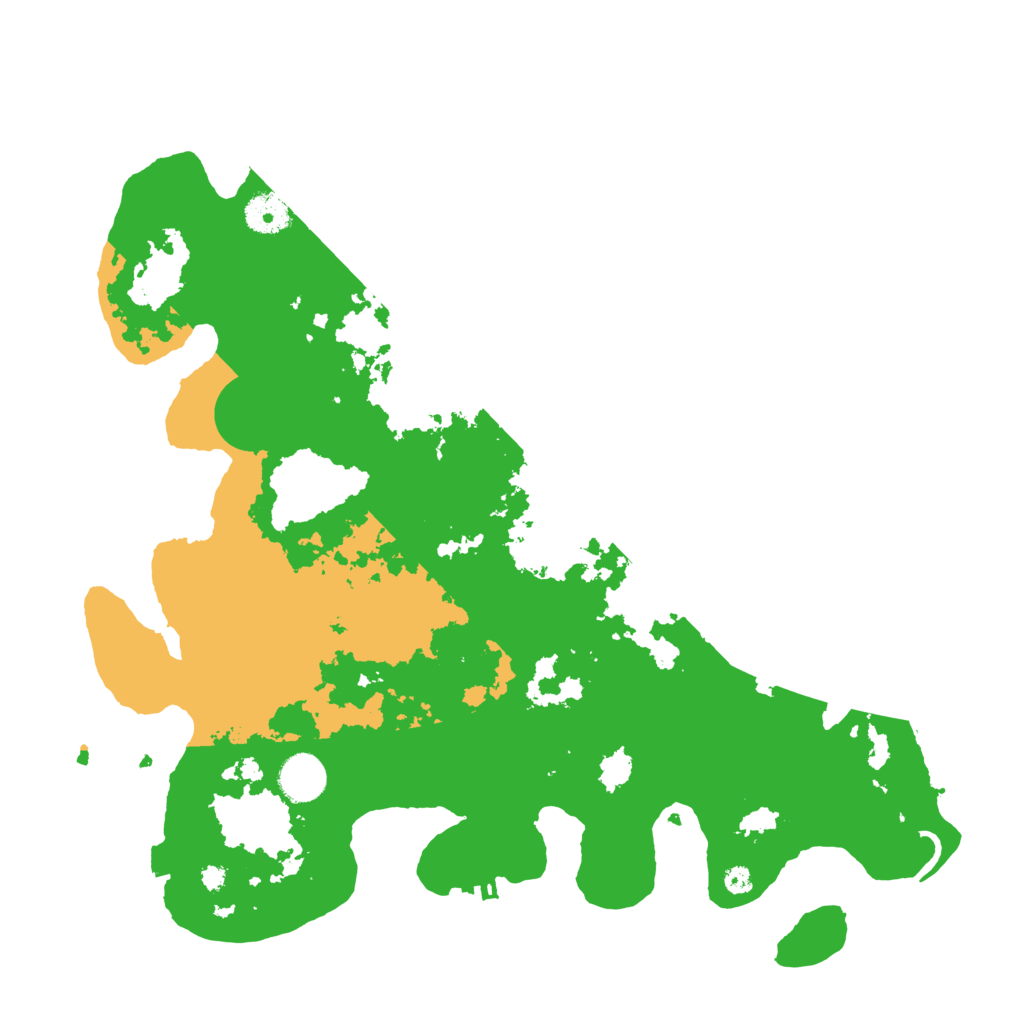 Biome Rust Map: Procedural Map, Size: 3800, Seed: 23799