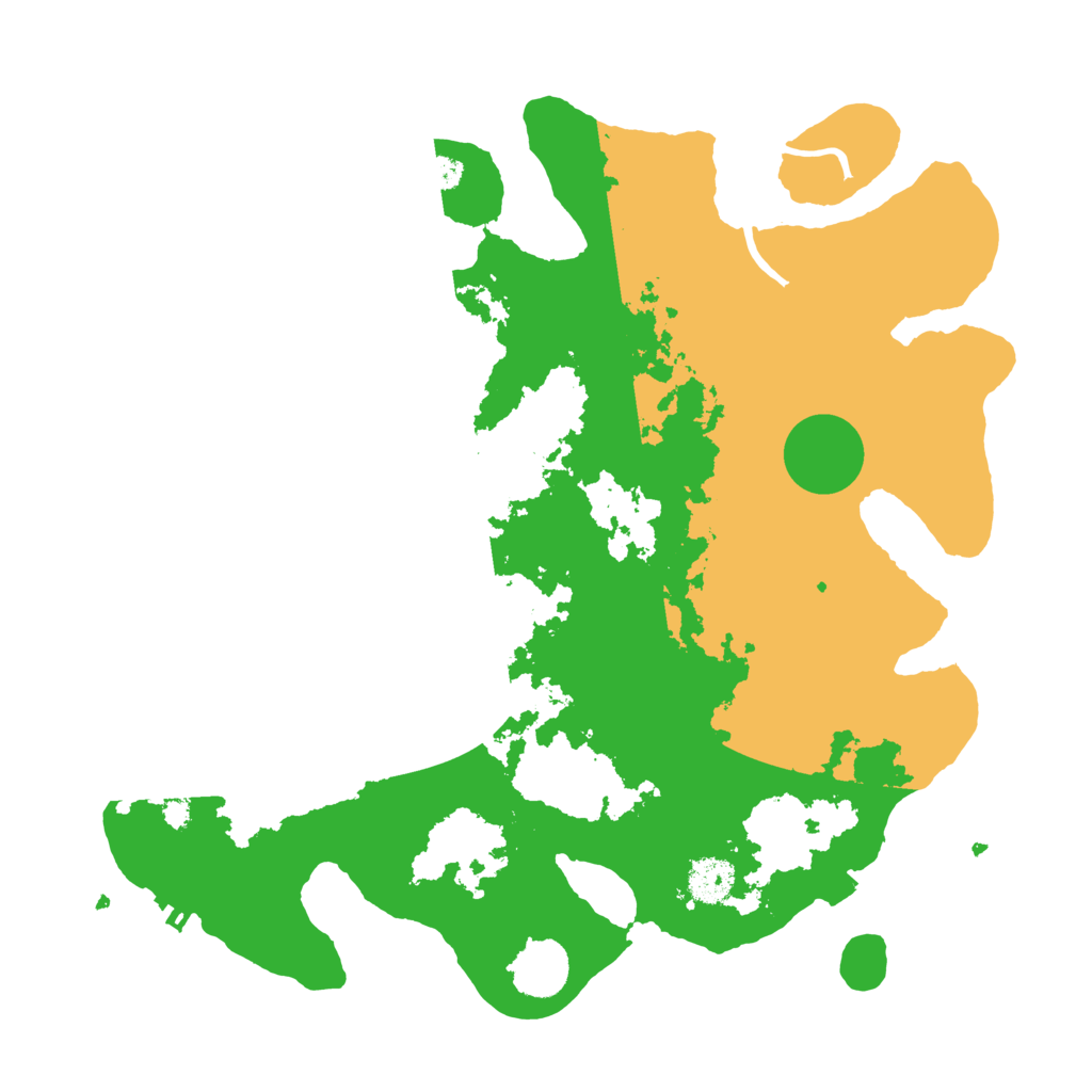 Biome Rust Map: Procedural Map, Size: 3600, Seed: 1551143793