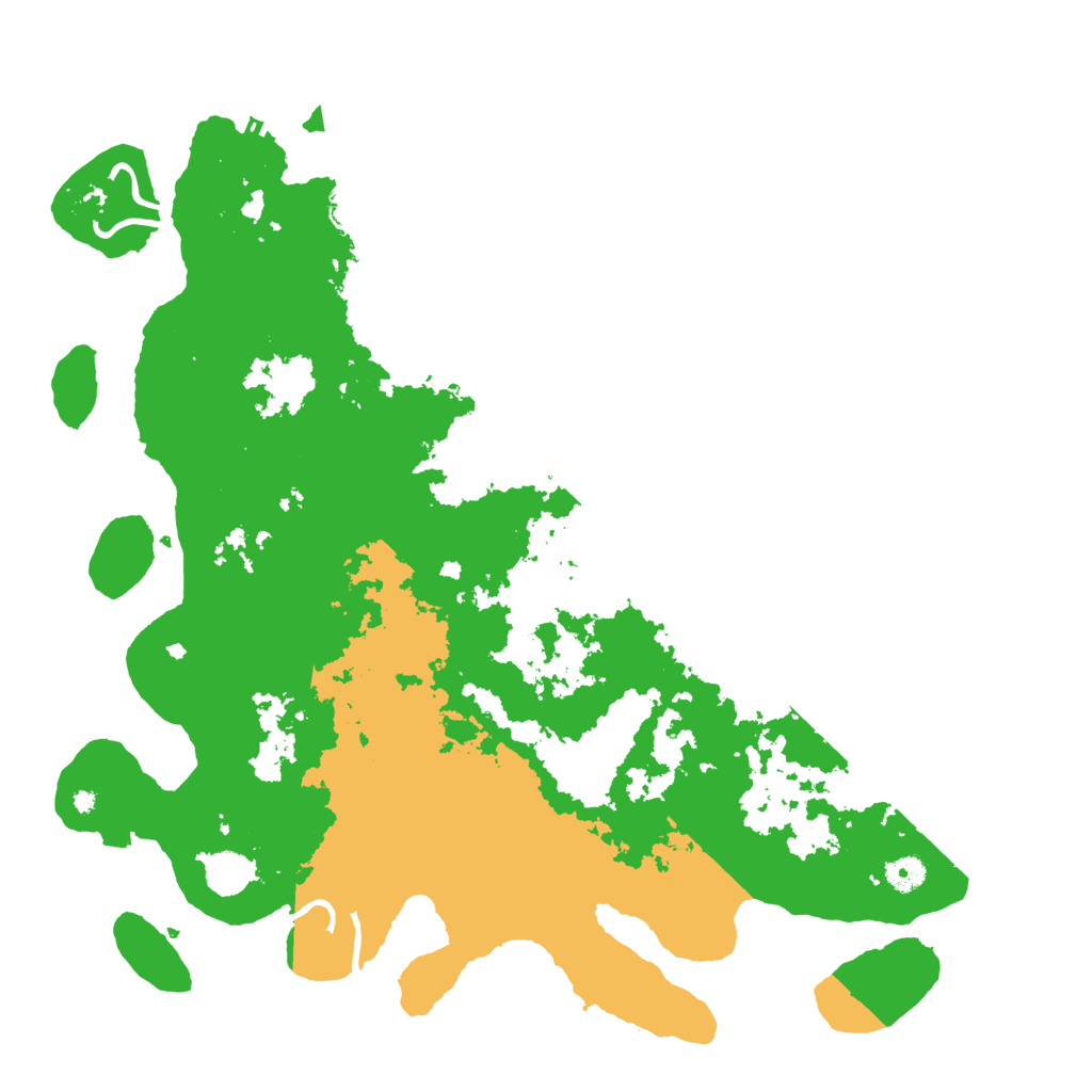 Biome Rust Map: Procedural Map, Size: 4500, Seed: 2008930153