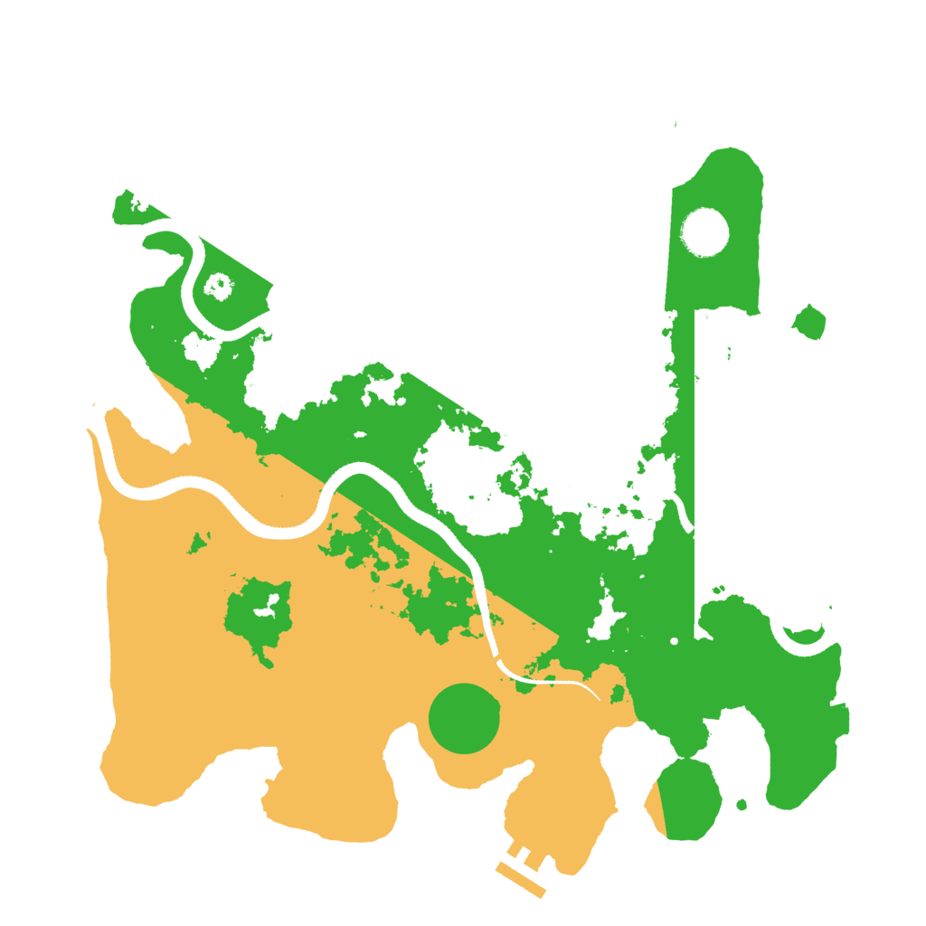 Biome Rust Map: Procedural Map, Size: 3450, Seed: 97732930