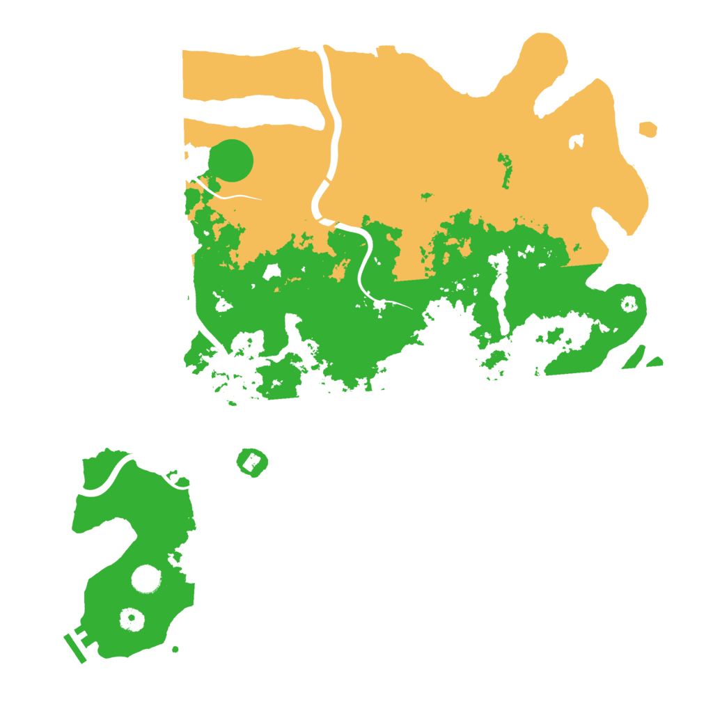 Biome Rust Map: Procedural Map, Size: 4400, Seed: 57879859
