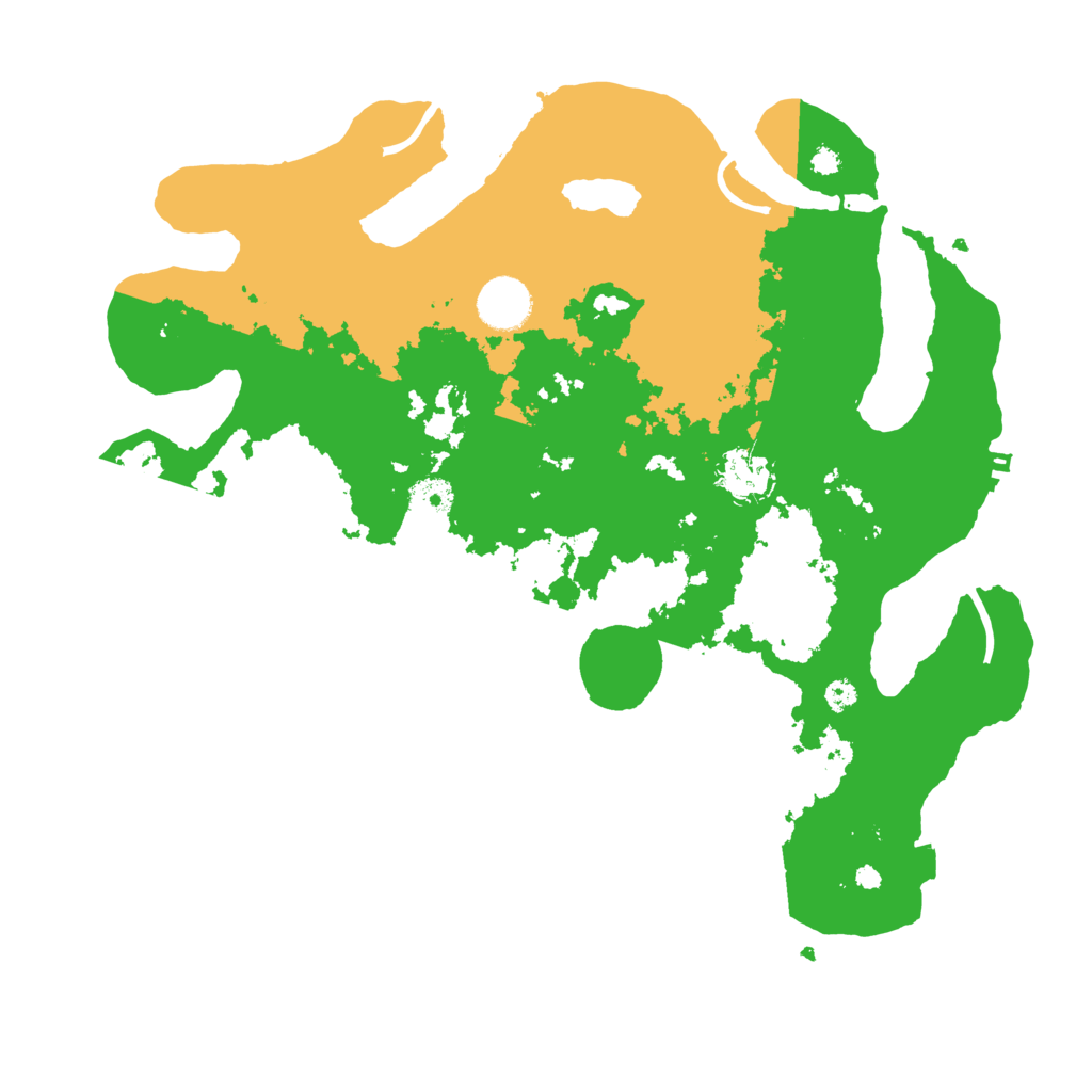 Biome Rust Map: Procedural Map, Size: 3600, Seed: 3000