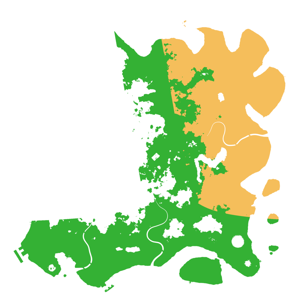 Biome Rust Map: Procedural Map, Size: 4300, Seed: 94072193