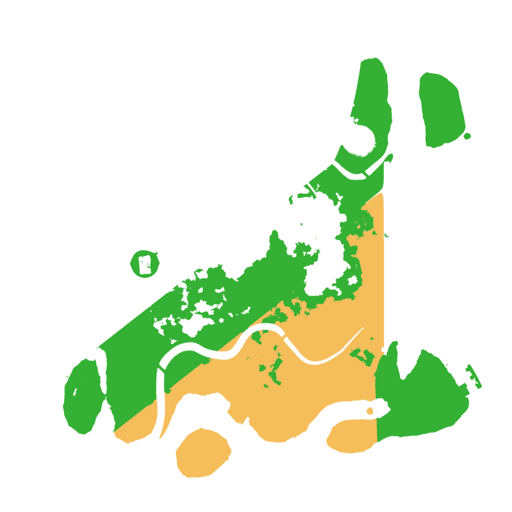 Biome Rust Map: Procedural Map, Size: 3000, Seed: 11448