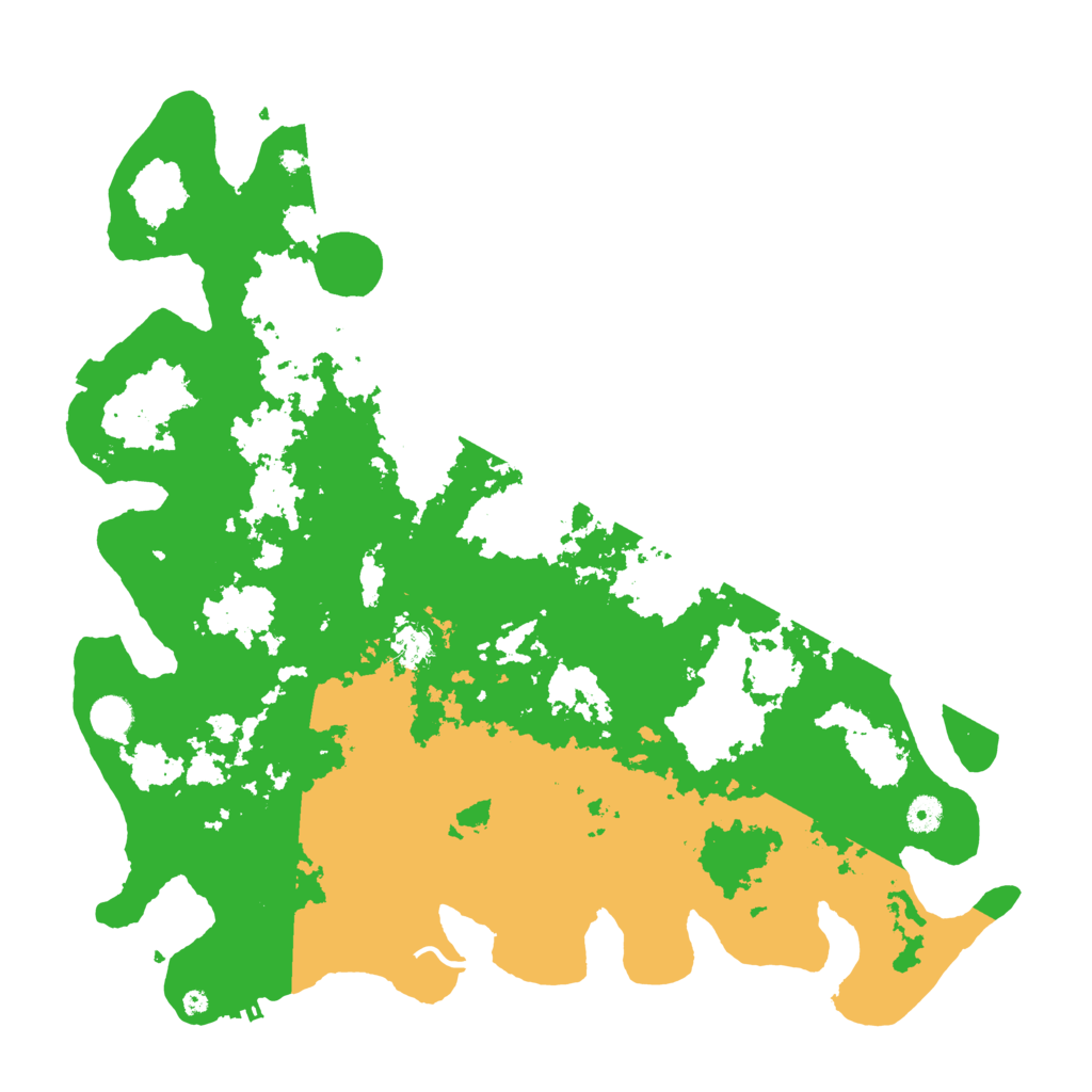 Biome Rust Map: Procedural Map, Size: 4500, Seed: 7414