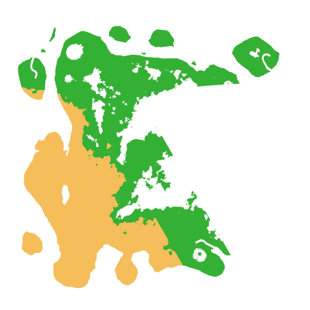 Biome Rust Map: Procedural Map, Size: 3500, Seed: 61523772