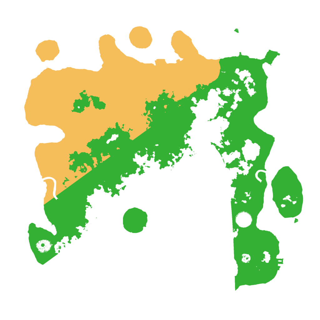 Biome Rust Map: Procedural Map, Size: 3600, Seed: 6731