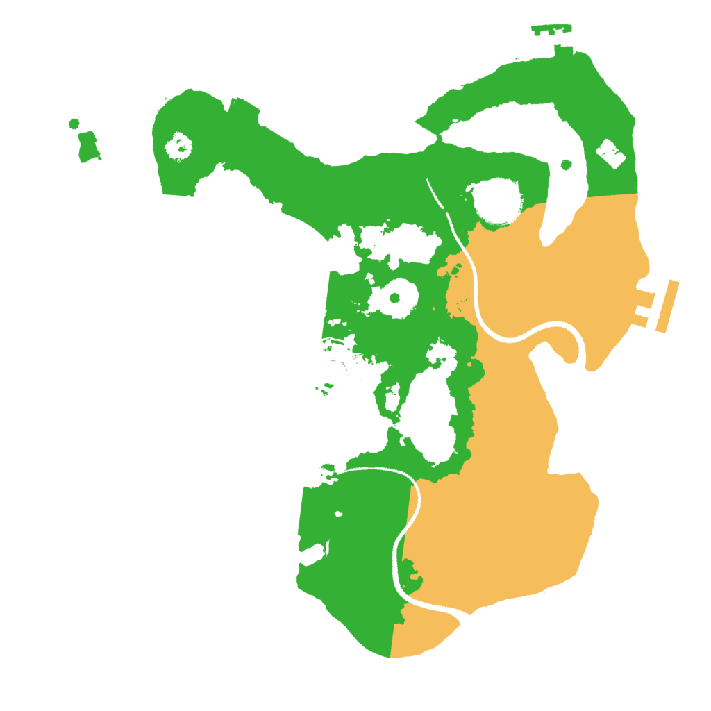 Biome Rust Map: Procedural Map, Size: 2700, Seed: 853142495