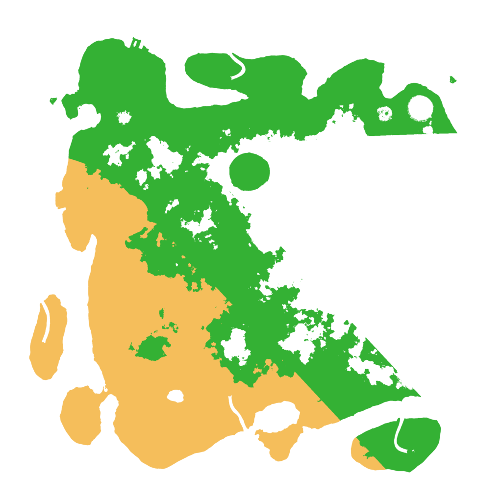 Biome Rust Map: Procedural Map, Size: 3500, Seed: 23456221