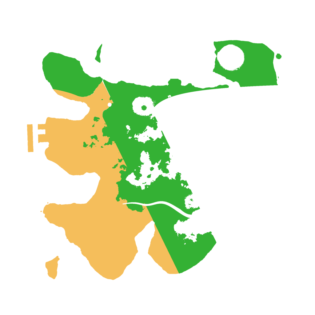 Biome Rust Map: Procedural Map, Size: 2300, Seed: 1988789500