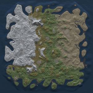 Thumbnail Rust Map: Procedural Map, Size: 5500, Seed: 3515846, 18 Monuments