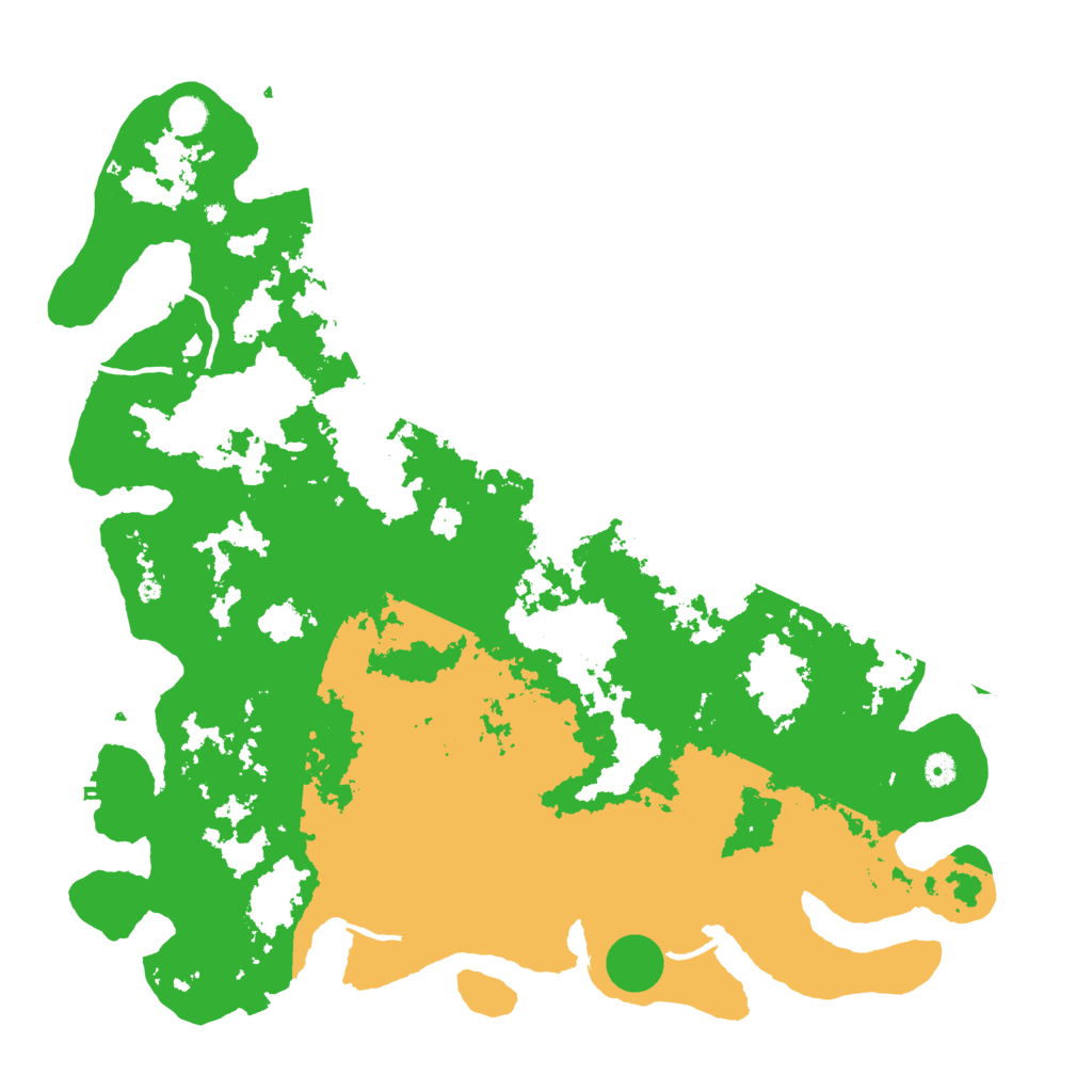 Biome Rust Map: Procedural Map, Size: 5000, Seed: 1379506226
