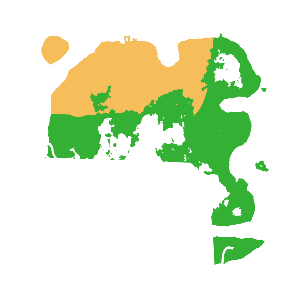 Biome Rust Map: Procedural Map, Size: 3000, Seed: 34473