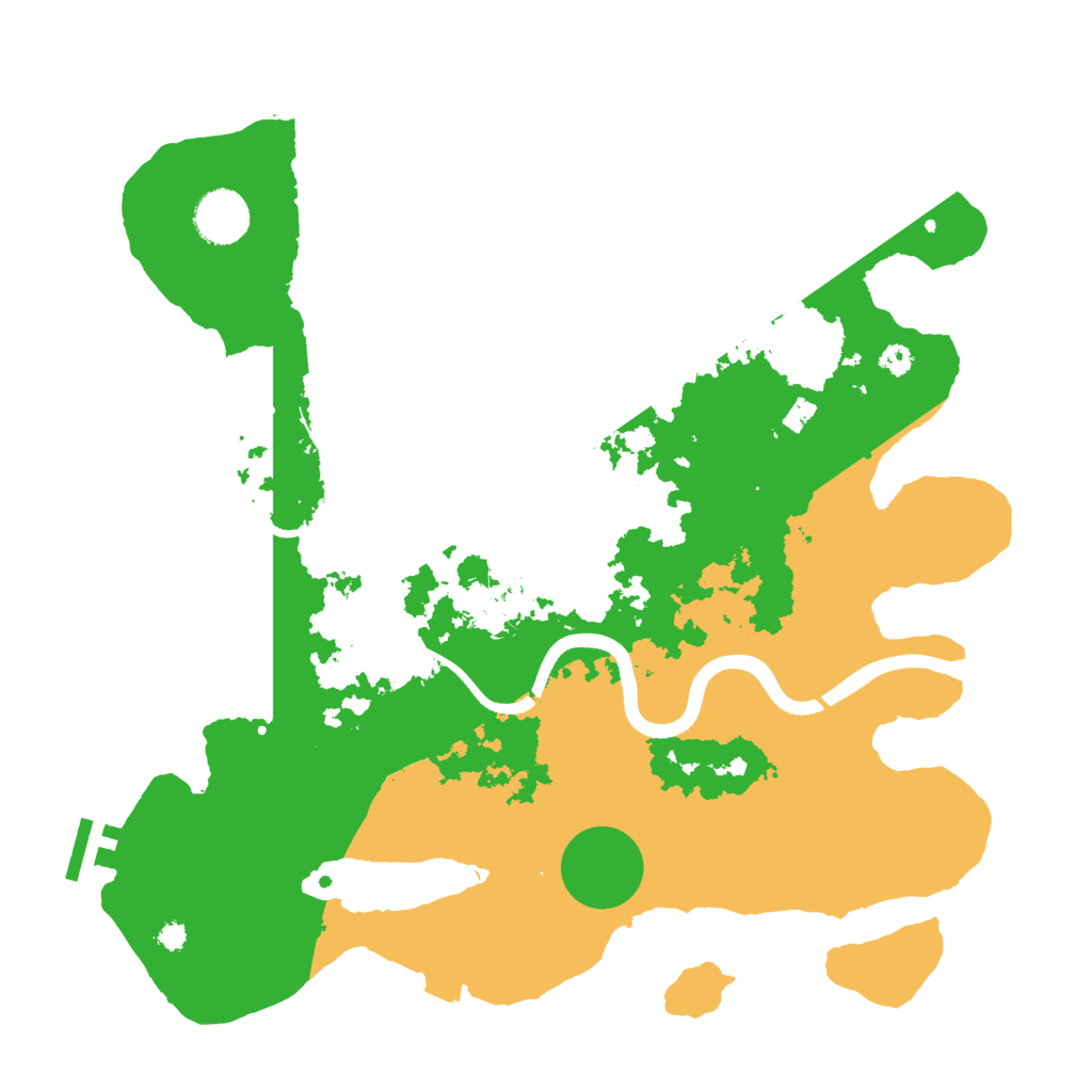 Biome Rust Map: Procedural Map, Size: 3500, Seed: 169096180
