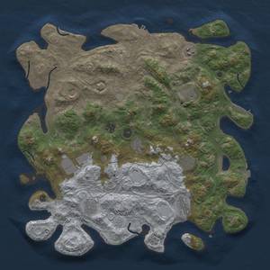 Thumbnail Rust Map: Procedural Map, Size: 4250, Seed: 2137105965, 18 Monuments