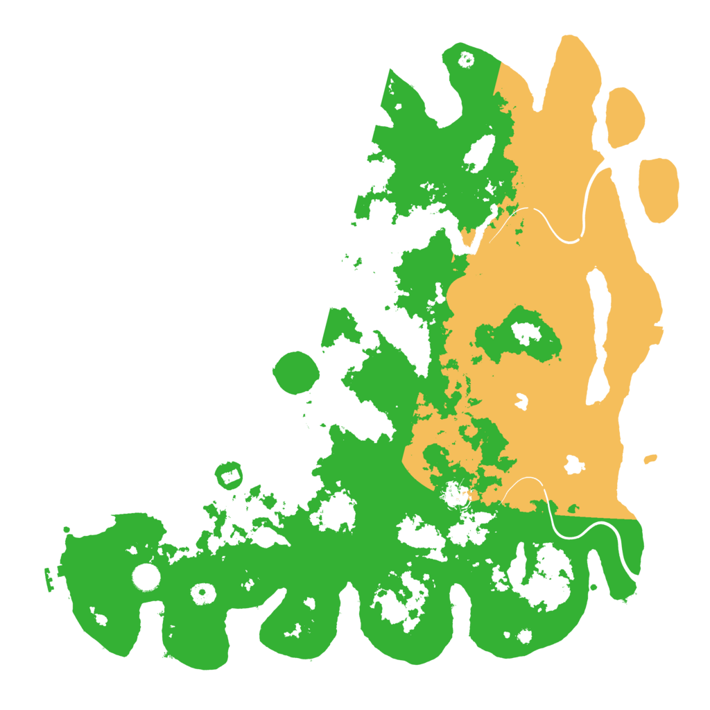 Biome Rust Map: Procedural Map, Size: 4500, Seed: 731784210