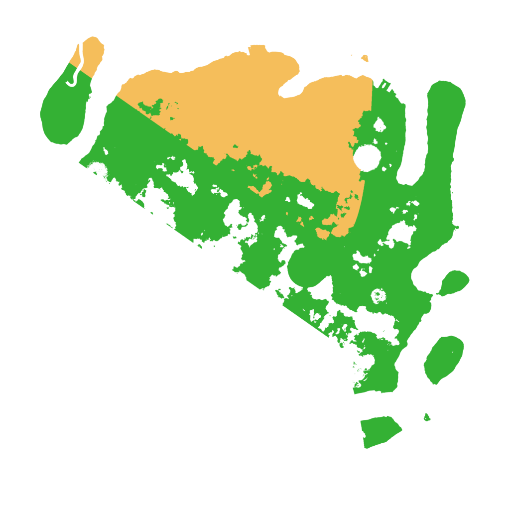 Biome Rust Map: Procedural Map, Size: 3500, Seed: 1030222468