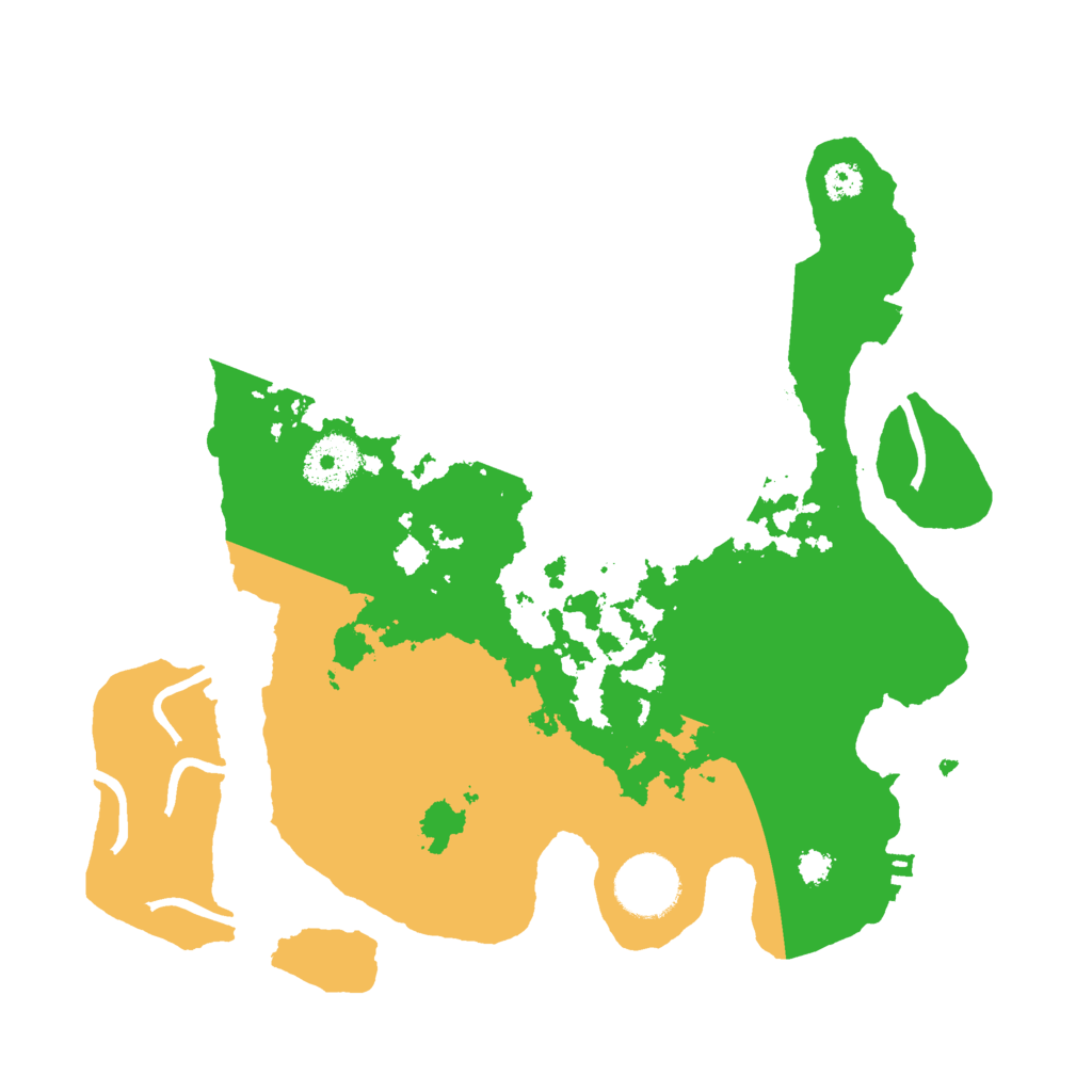 Biome Rust Map: Procedural Map, Size: 3000, Seed: 1393261177