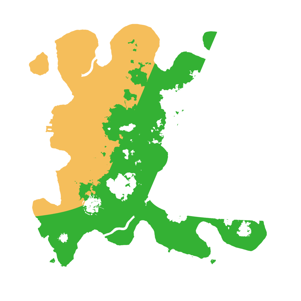 Biome Rust Map: Procedural Map, Size: 3000, Seed: 16157