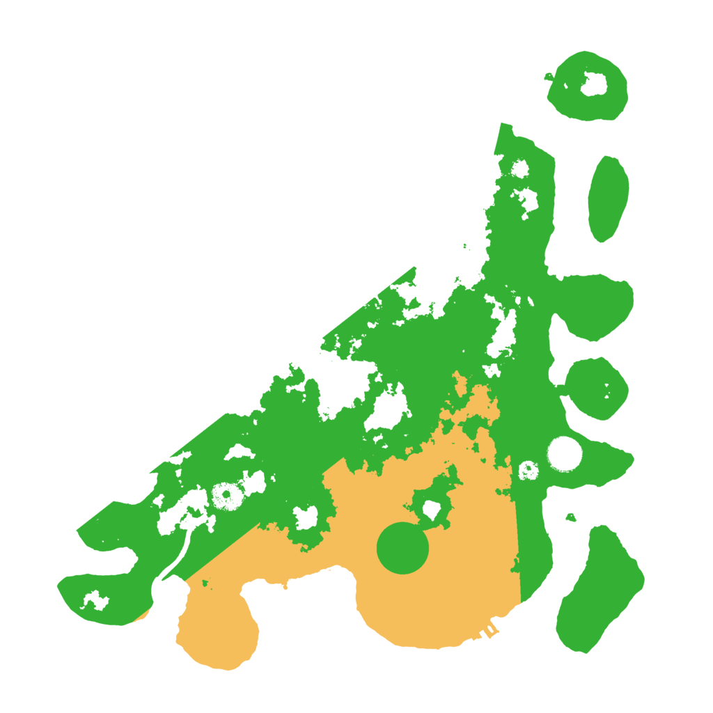Biome Rust Map: Procedural Map, Size: 3600, Seed: 1025293784