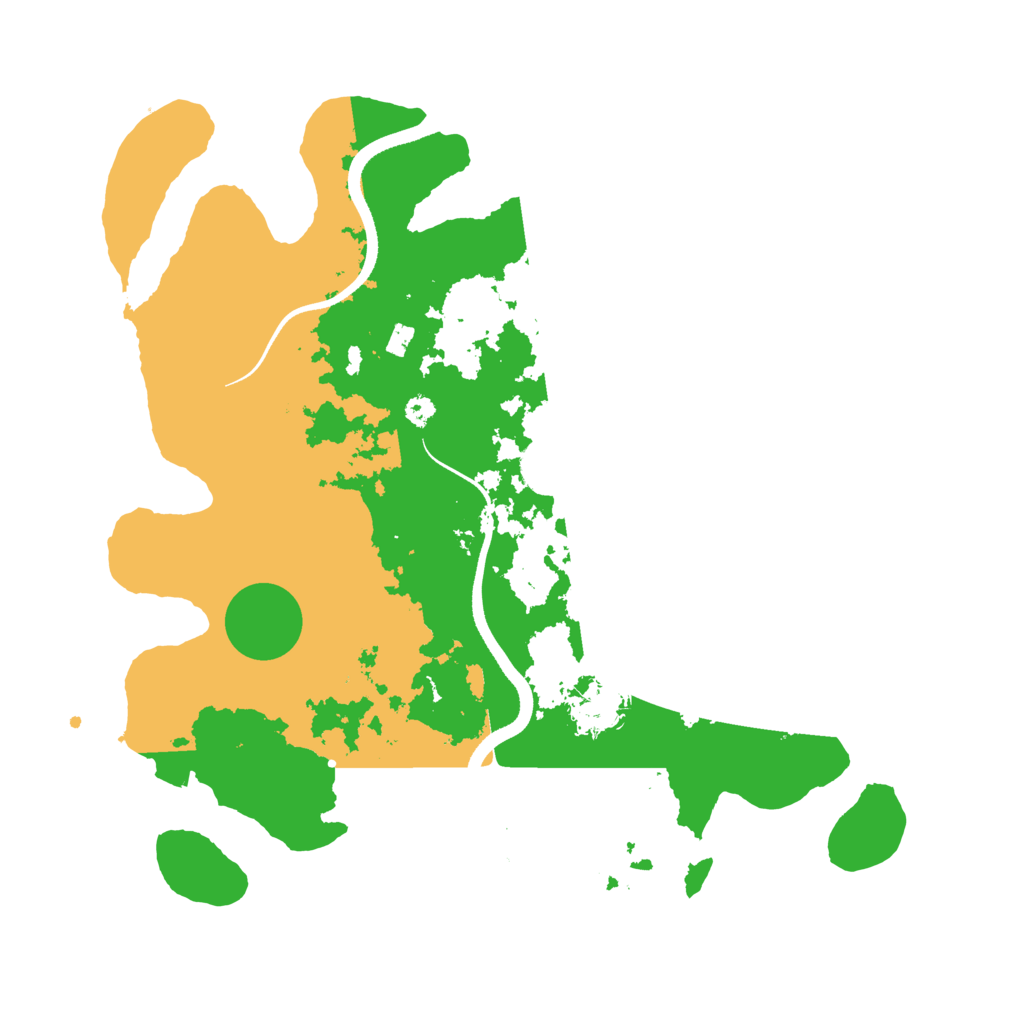 Biome Rust Map: Procedural Map, Size: 3500, Seed: 963879595