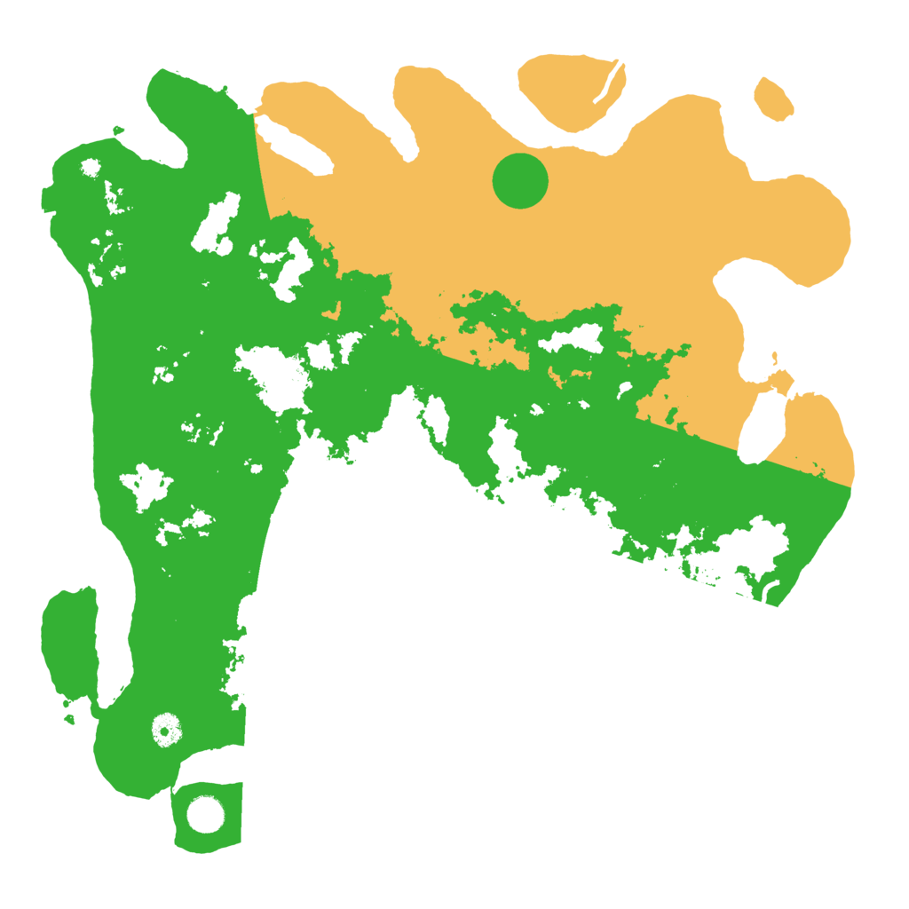 Biome Rust Map: Procedural Map, Size: 4300, Seed: 1284891757