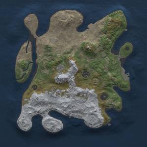 Thumbnail Rust Map: Procedural Map, Size: 3000, Seed: 263026908, 11 Monuments