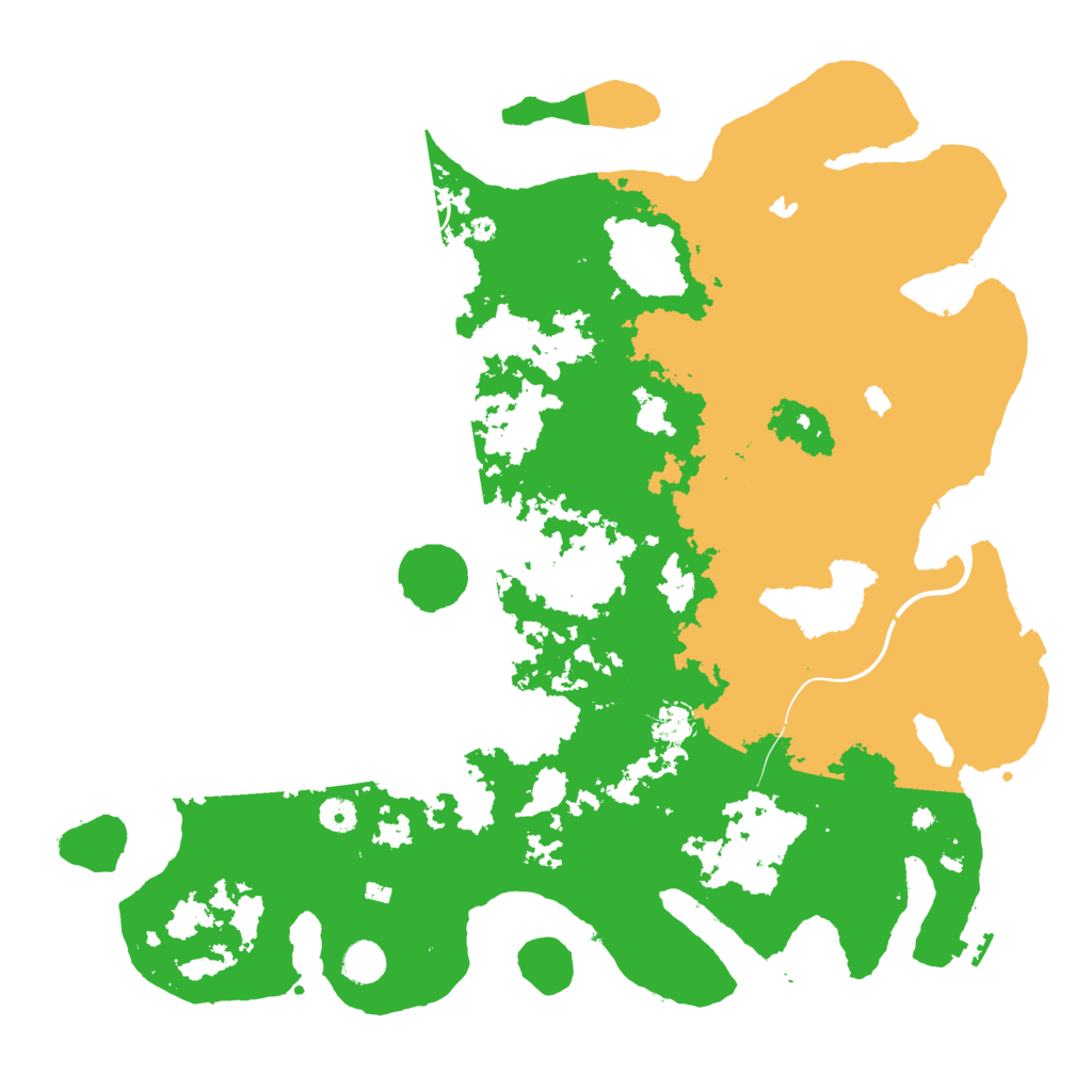 Biome Rust Map: Procedural Map, Size: 4500, Seed: 243