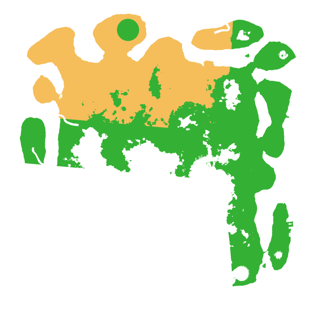 Biome Rust Map: Procedural Map, Size: 3800, Seed: 25705829