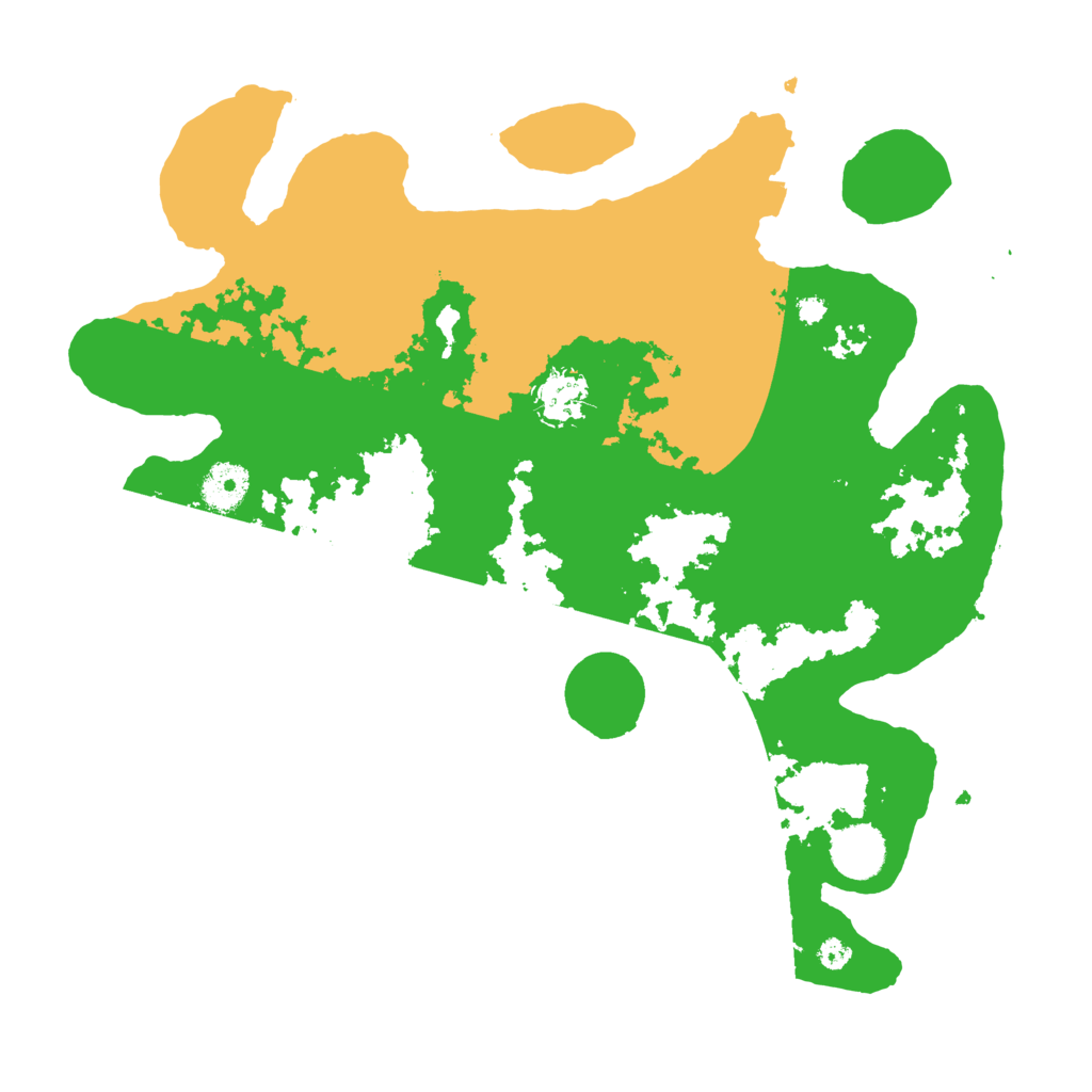 Biome Rust Map: Procedural Map, Size: 3600, Seed: 87307555