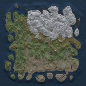 Thumbnail Rust Map: Procedural Map, Size: 4500, Seed: 787342456, 19 Monuments