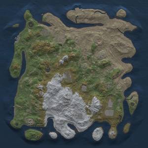 Thumbnail Rust Map: Procedural Map, Size: 4250, Seed: 1470522417, 18 Monuments