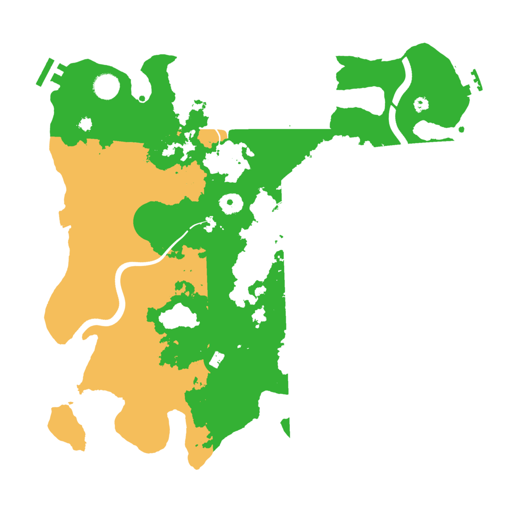 Biome Rust Map: Procedural Map, Size: 3500, Seed: 247582935