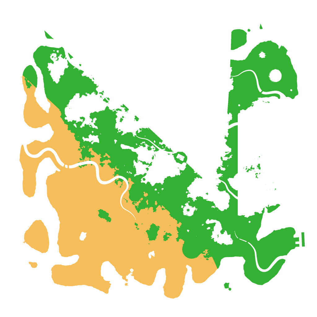 Biome Rust Map: Procedural Map, Size: 4500, Seed: 1085992279