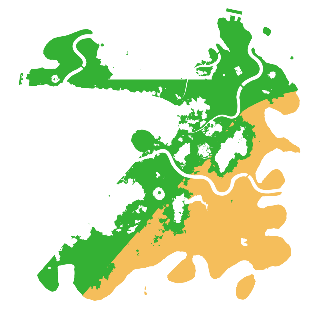Biome Rust Map: Procedural Map, Size: 4000, Seed: 525291247