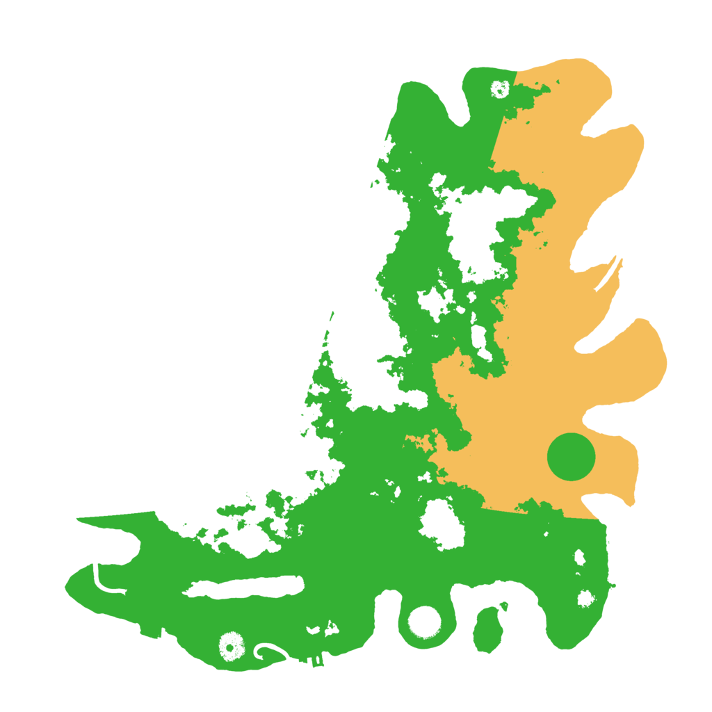 Biome Rust Map: Procedural Map, Size: 3900, Seed: 75438825