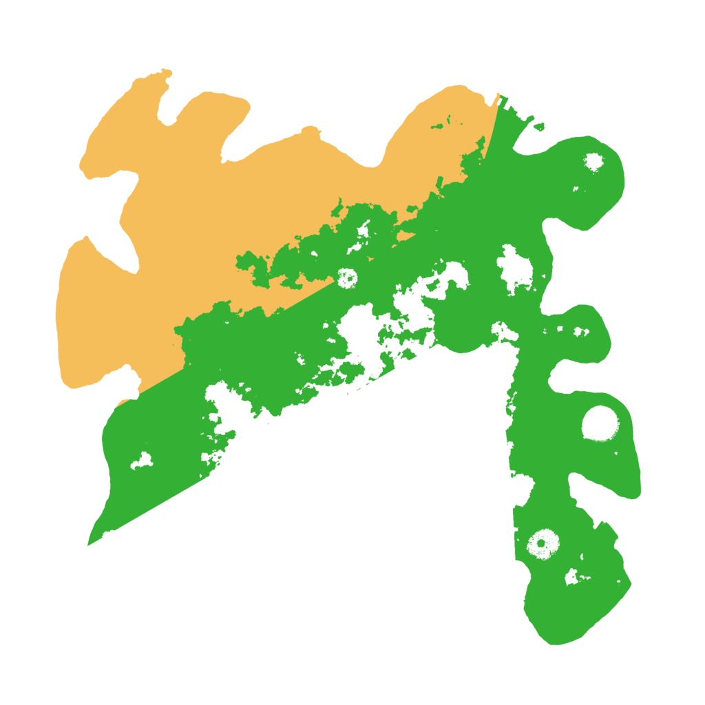 Biome Rust Map: Procedural Map, Size: 3500, Seed: 2077257942